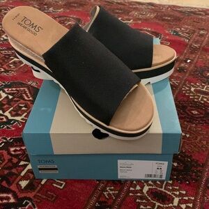 Toms Diana Mule Wedge Sandal